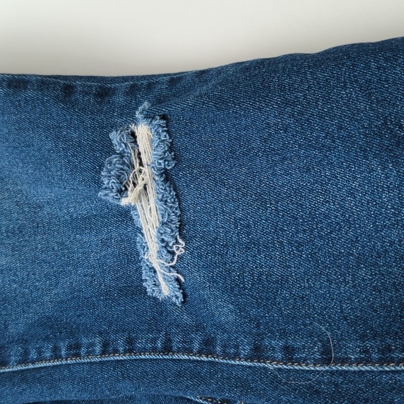 Blank NYC The Madison Crop High-Rise Crop Jeans Size 25 Distressed - Picture 9 of 13